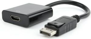 Adapter AV Gembird DisplayPort - HDMI czarny (AB-DPM-HDMIF-002) 1
