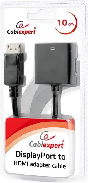 Adapter AV Gembird DisplayPort - HDMI czarny (AB-DPM-HDMIF-002) 2