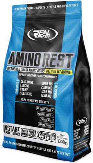 Real Pharm Amino Rest truskawka-arbuz 1000g 1