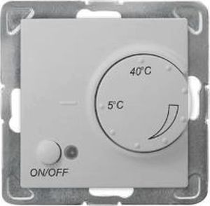 Ospel IMPRESJA Regulator temperatury /czujnik napowietrzny/ srebro RTP-1YN/m/18 - RTP-1YN/m/18 1