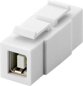 Goobay Keystone moduł USB 2.0 - gniazdo USB-B > gniazdo USB-B (79925) 1