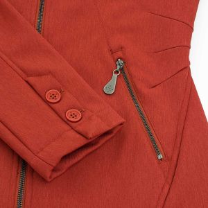 Woox Damska Wodoodporna 8000 mm Kurtka Softshell | Ceglana Arida Simplex r. 38 4