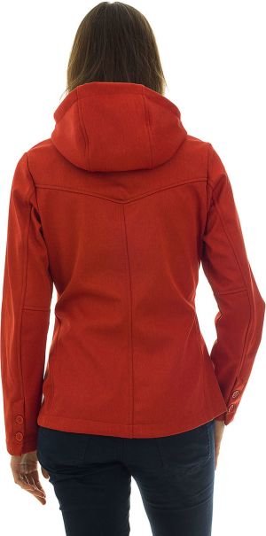 Woox Damska Wodoodporna 8000 mm Kurtka Softshell | Ceglana Arida Simplex r. 38 7