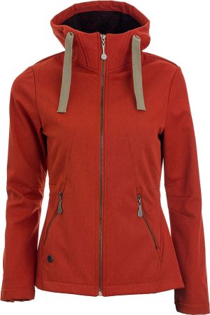 Woox Damska Wodoodporna 8000 mm Kurtka Softshell | Ceglana Arida Simplex r. 36 1