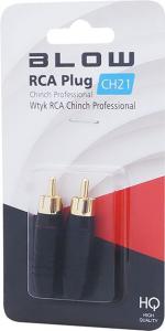 Blow Wtyczka RCA chinch CH21 professional śr.6mm komplet 2szt. ( 93-552) 1