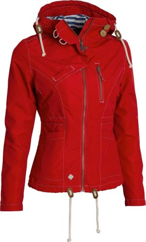 Woox Kurtka Damska Drizzle Jacket Ladies´ Red Czerwona r. 36 1
