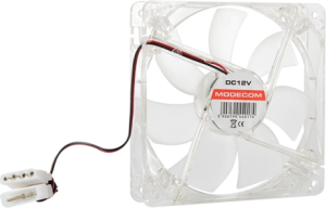 Wentylator Modecom Wentylator 120x120x25mm 4 Pin Molex Blue Led (FAN-120-BL-4PIN) 2