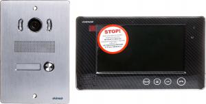 Orno Zestaw wideodomofonowy jednorodzinny z ekranem TFT-LCD 7 cala i czytnikiem zbliżeniowym ARX P czarny OR-VID-VP-1029 - OR-VID-VP-1029 1
