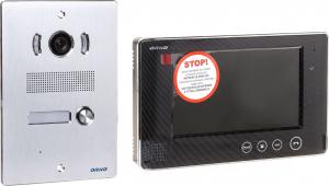 Orno Zestaw wideodomofonowy jednorodzinny z ekranem TFT-LCD 7 cala i czytnikiem zbliżeniowym ARX P czarny OR-VID-VP-1029 - OR-VID-VP-1029 2