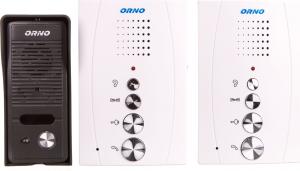 Orno ZZestaw domofonowy jednorodzinny z interkomem, bezsłuchawkowy, biały, ELUVIO INTERCOM OR-DOM-RE-920/W - OR-DOM-RE-920/W 1