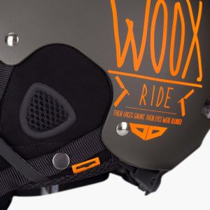 Woox Kask narciarski / snowboardowy z regulacją | Brązowy Brainsaver Brown - Brainsaver Brown S - S - 8595564745952 4