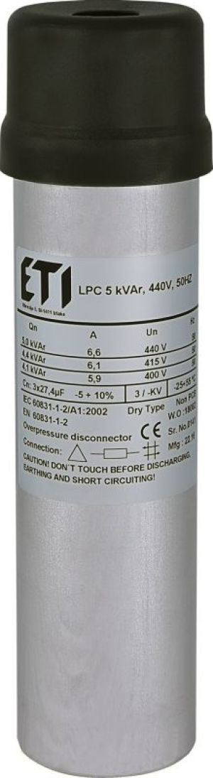 Eti-Polam Kondensator CP LPC 5kVAr 440V 50HZ (004656713) 1