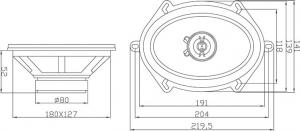 Głośnik samochodowy Blow WH-4616 3