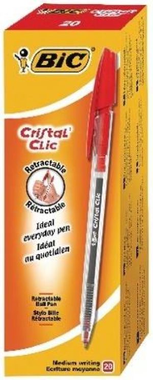 Bic Cristal Clic czerwony 20 szt (278780) 1