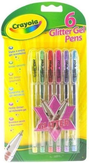 Crayola Długopisy żelowe brokatowe (268859) 1