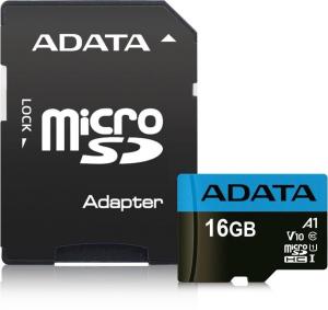 Karta ADATA Premier MicroSDHC 16 GB Class 10 UHS-I/U1 A1 V10 (AUSDH16GUICL10A1-R) 1