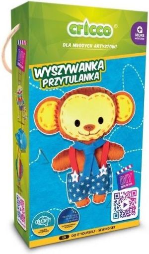 Cricco Wyszywanka-Przytulanka Małpka (283797) 1