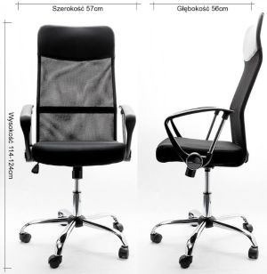 Krzesło biurowe Jartrad Fotel biurowy obrotowy Model M005 7