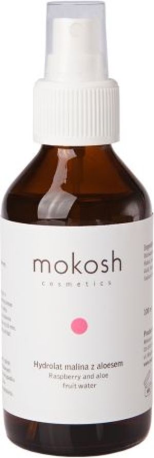 Mokosh Cosmetics Raspberry And Aloe Fruit water hydrolat Malina z Aloesem 100ml 1