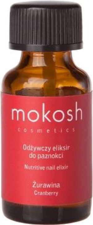 Mokosh Cosmetics Nutritive Nail Elixir odżywczy eliksir do paznokci Żurawina 10ml 1