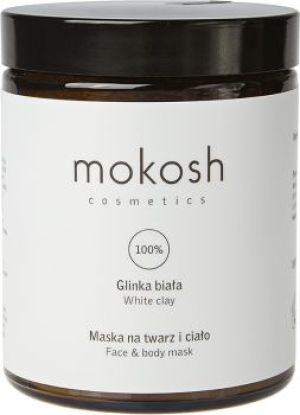 Mokosh Cosmetics Face & Body Mask White Clay maska do twarzy Glinka Biała 180ml 1