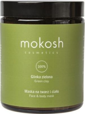 Mokosh Cosmetics Face & Body Mask Green Clay maska na twarz i ciało Glinka Zielona 180ml 1