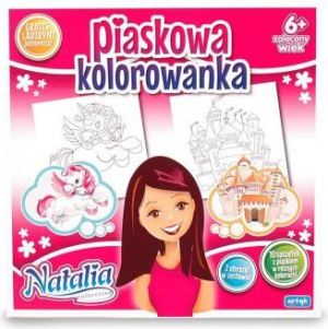 Piaskowa kolorowanka Natalia 1