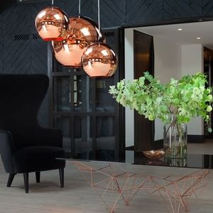 Lampa wisząca King Home Bolla nowoczesna industrial minimalistyczna glamour miedź  (5900000016764) 3