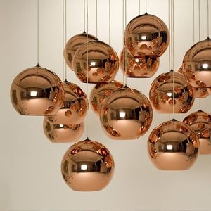 Lampa wisząca King Home Bolla nowoczesna industrial minimalistyczna glamour miedź  (5900000016764) 4