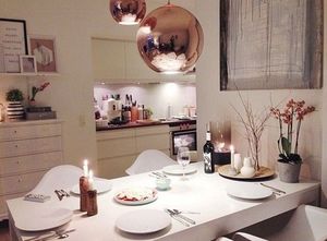 Lampa wisząca King Home Bolla nowoczesna industrial minimalistyczna glamour miedź  (5900000016764) 6