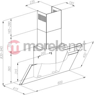 Okap Mastercook WK-MAESTRO 60 NX 3