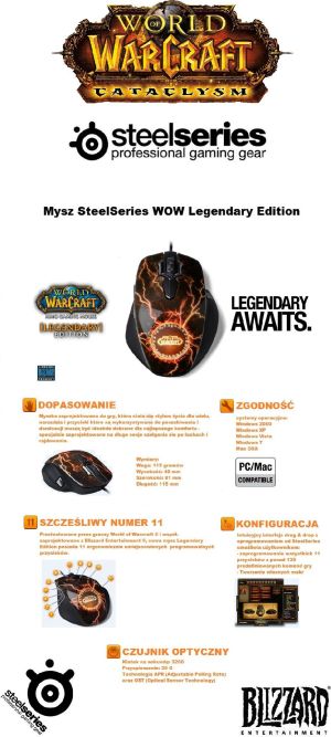 Mysz SteelSeries WOW Legendary Edition ( 62050 ) 4