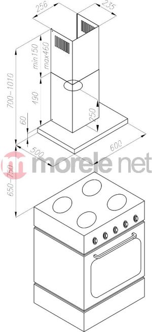Okap Mastercook WKBM 60 N 3