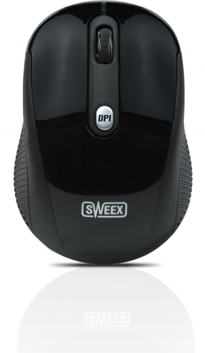 Mysz Sweex Wireless Mouse Czarny MI405 Czarna - Nano odbiornik - 12 lat gwarancji! 4