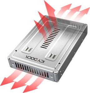Kieszeń Icy Dock 3.5" na dysk 2.5" SAS/SATA EZConvert Pro (MB982SP-1S) 5