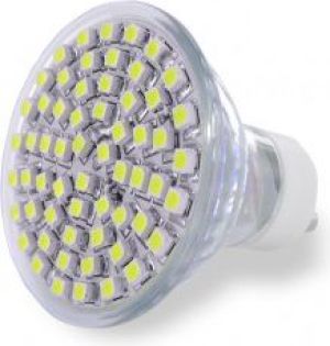 Whitenergy Żarówka LED |GU10 |60xSMD 3528 |3W |230V |zimna biała | (5275) 1