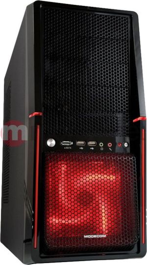 Obudowa Modecom ALIEN BLACK/RED LED FAN Z ZASILACZEM 620W (AT-ALRF-10-CAR620-0002) 1