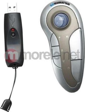 Mysz Manhattan Trackball bezprzewodowy mini USB (176569) 1