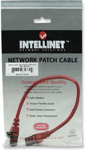 Intellinet Network Solutions Patch kabel Cat6 UTP 0,5m czerwony (342131) 1