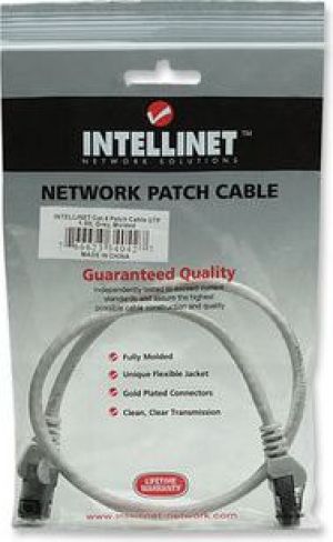 Intellinet Network Solutions Patch kabel Cat6 UTP 0,5m szary (340427) 1