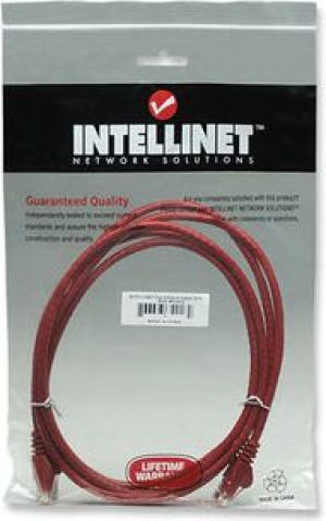 Intellinet Network Solutions Patch kabel Cat6 UTP 1m czerwony (342148) 1