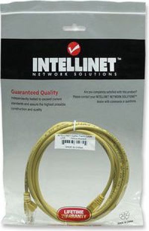 Intellinet Network Solutions Patch kabel Cat6 UTP 5m żółty (343725) 1