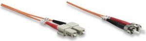 Intellinet Network Solutions Patch kabel światłowodowy, Duplex, wielomodowy ST/SC 50/125 2M (470117) 1