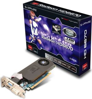 Karta graficzna Sapphire ATI Radeon HD 6670 1GB LowProfile (11192-18-20G) 1
