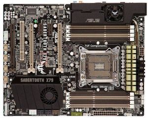 Płyta główna Asus SABERTOOTH X79 Intel X79 (3xPCX/DZW/GLAN/SATA3/USB3/RAID/DDR3/SLI/CROSSFIRE) 2