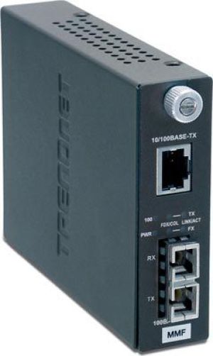 Konwerter światłowodowy TRENDnet Fiber Converter 1x10/100 1xFX-SC 2KM TFC-110MSC 1
