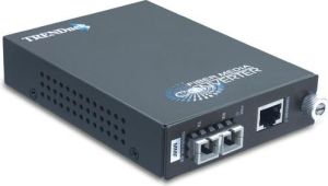 Konwerter światłowodowy TRENDnet Intelligent Fiber Converter 1x1GbE 1xSX-SC 550M TFC-1000MSC 1
