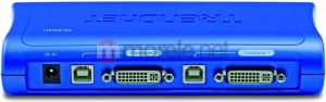Przełącznik TRENDnet 2 PORT DVI/USB KVM SWITCH KIT (TK-204UK) - Z010051 2
