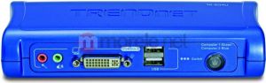 Przełącznik TRENDnet 2 PORT DVI/USB KVM SWITCH KIT (TK-204UK) - Z010051 3