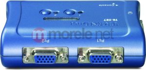 Przełącznik TRENDnet 2xK/V/M 2048x1536 USB 2xCables TK-207K 2